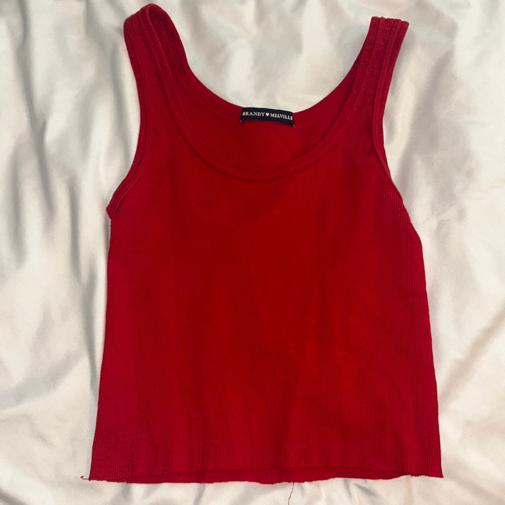 Brandy Melville Tank Top RED